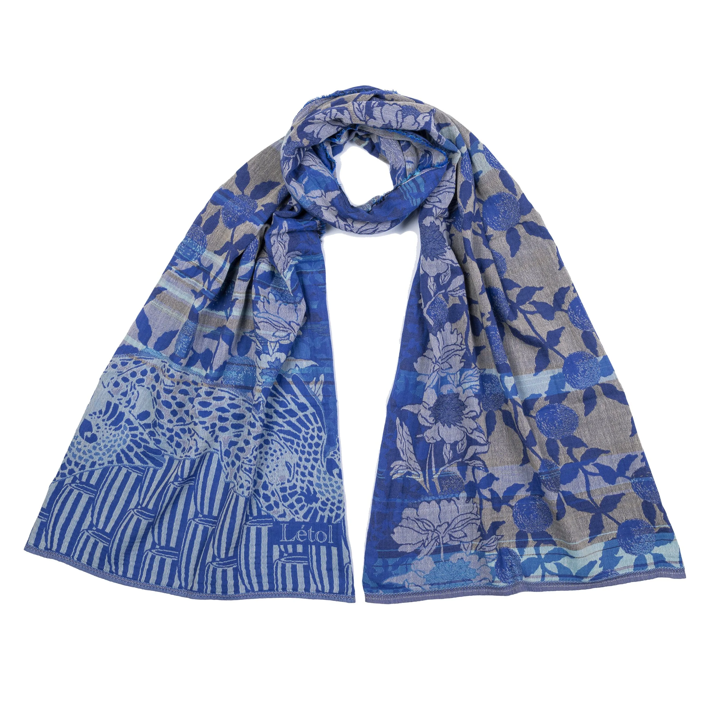 小物 Yoli  / Silk cotton khadi scarf 24SS Yoli / Silk cotton khadi scarf 24SS